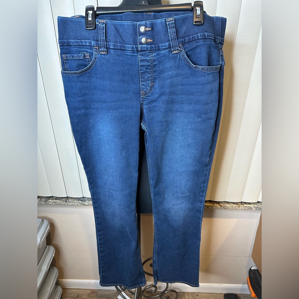 Lee Riders Women’s Stretch Lightly Faded Denim Bootcut Western Jeans Size 14